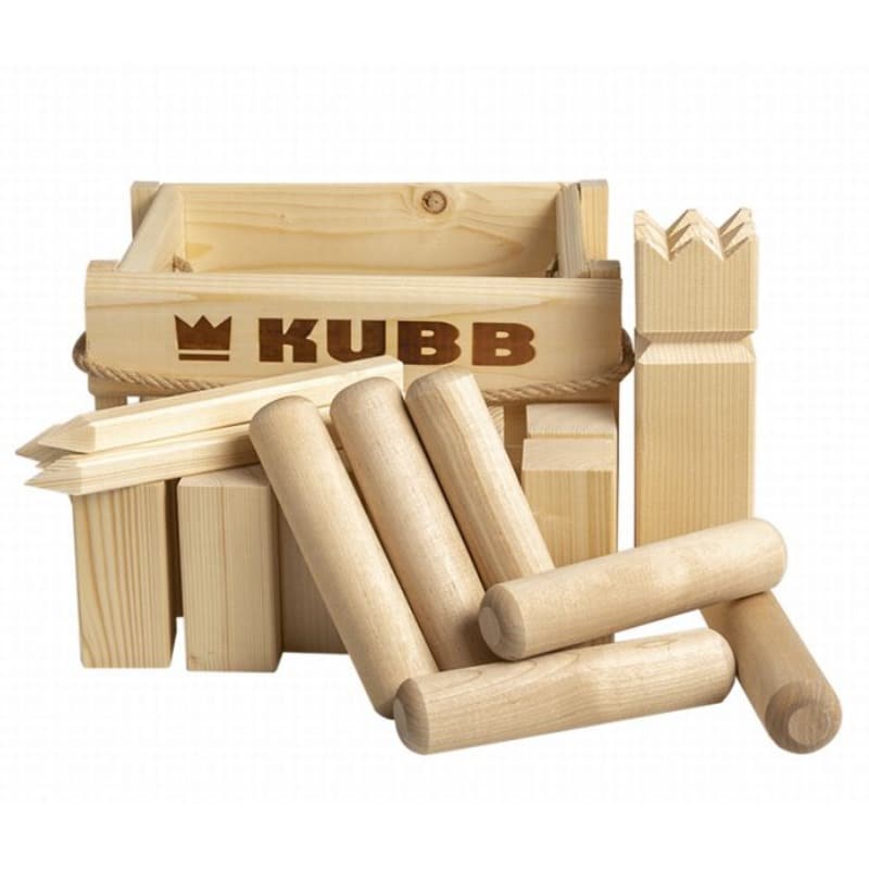 Kubb in houten box