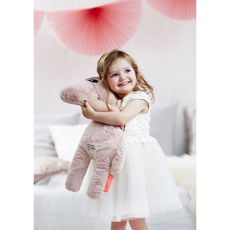 Grote knuffel Raffi roze