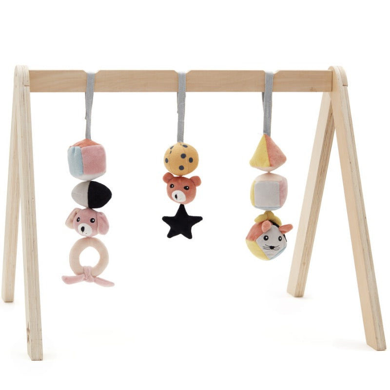 Houten speeltjes babygym