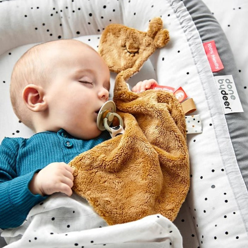 Knuffeldoekje Raffi (geel)