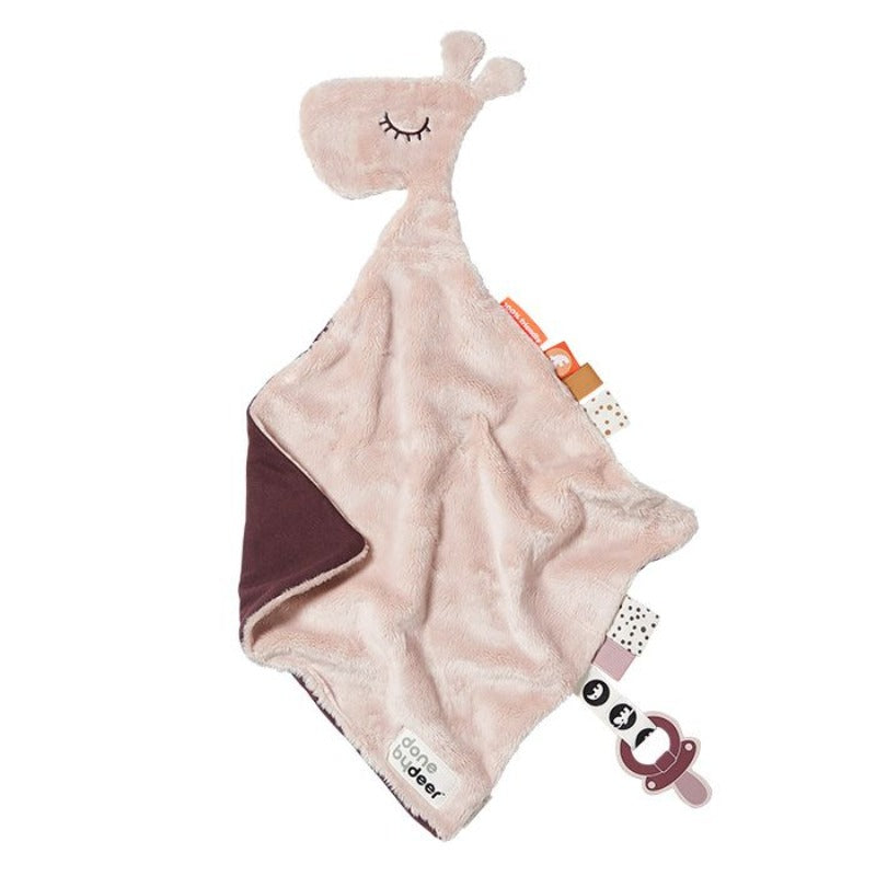 Knuffeldoekje Raffi (roze)