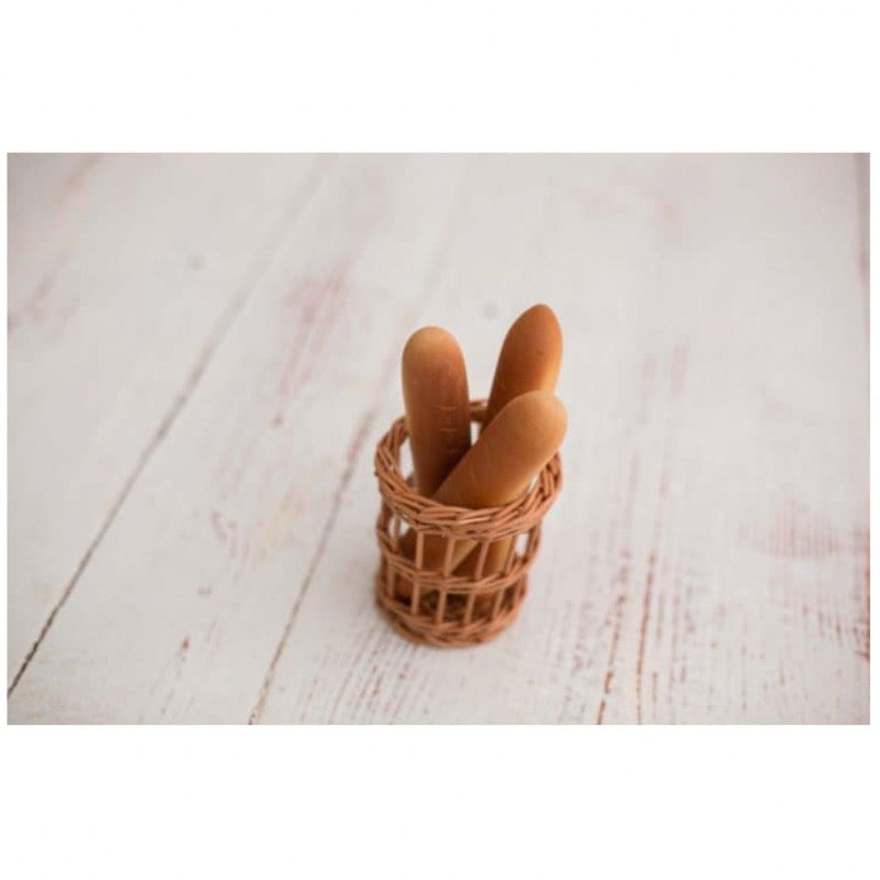 Set van 3 stuks houten stokbrood