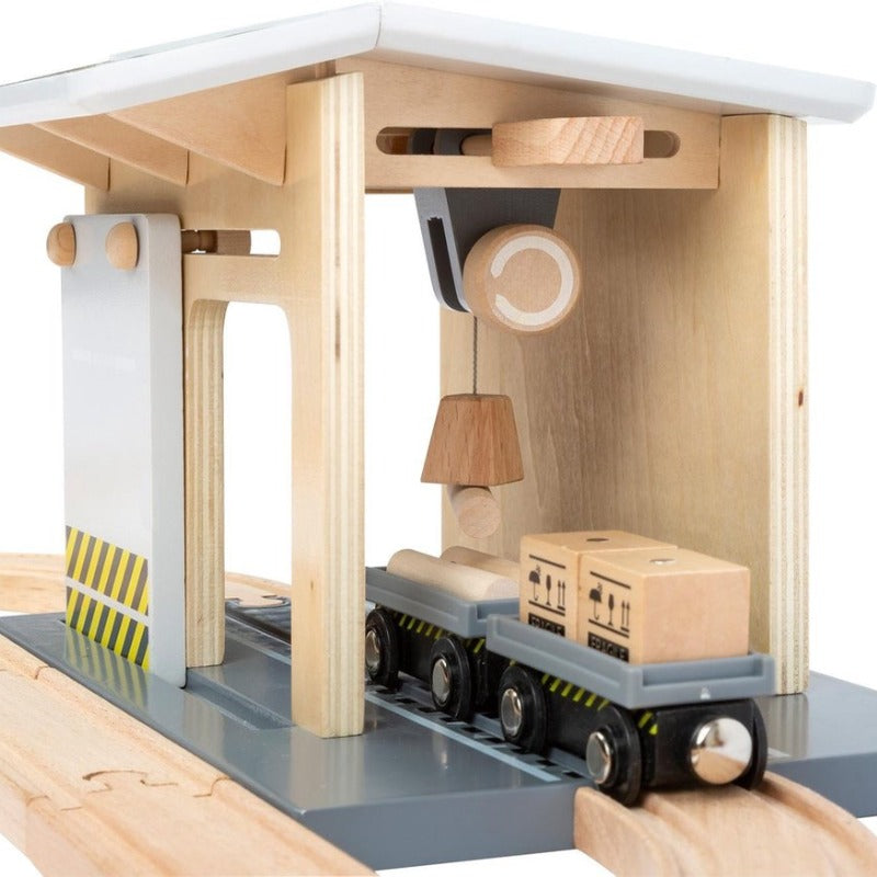 Goederentrein met depot