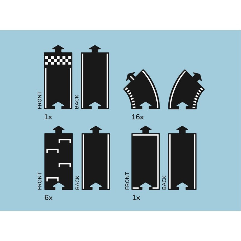 24-deling autobaan circuit