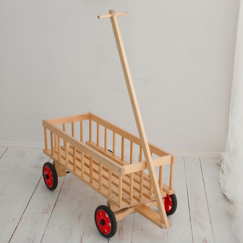 Houten bolderkar